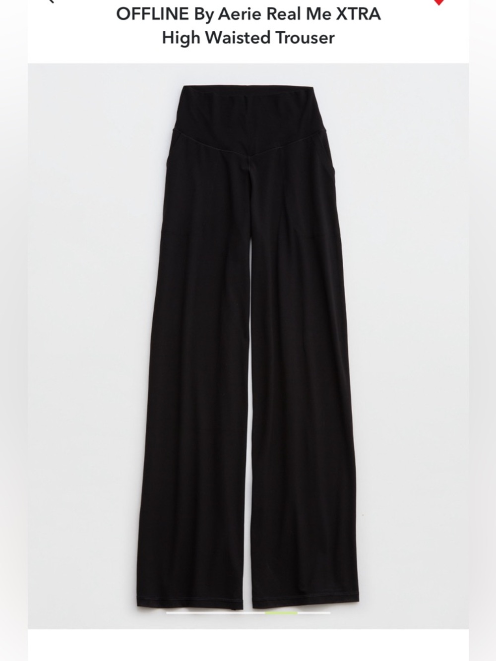 Offline by aerie high waisted trouser leggings